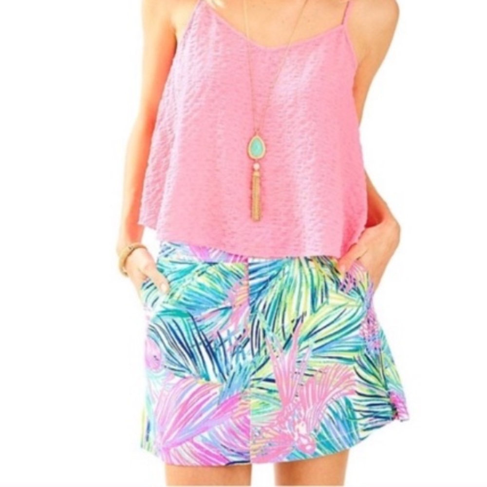 Lilly Pulitzer Nicki Skort Scarlett Macaw